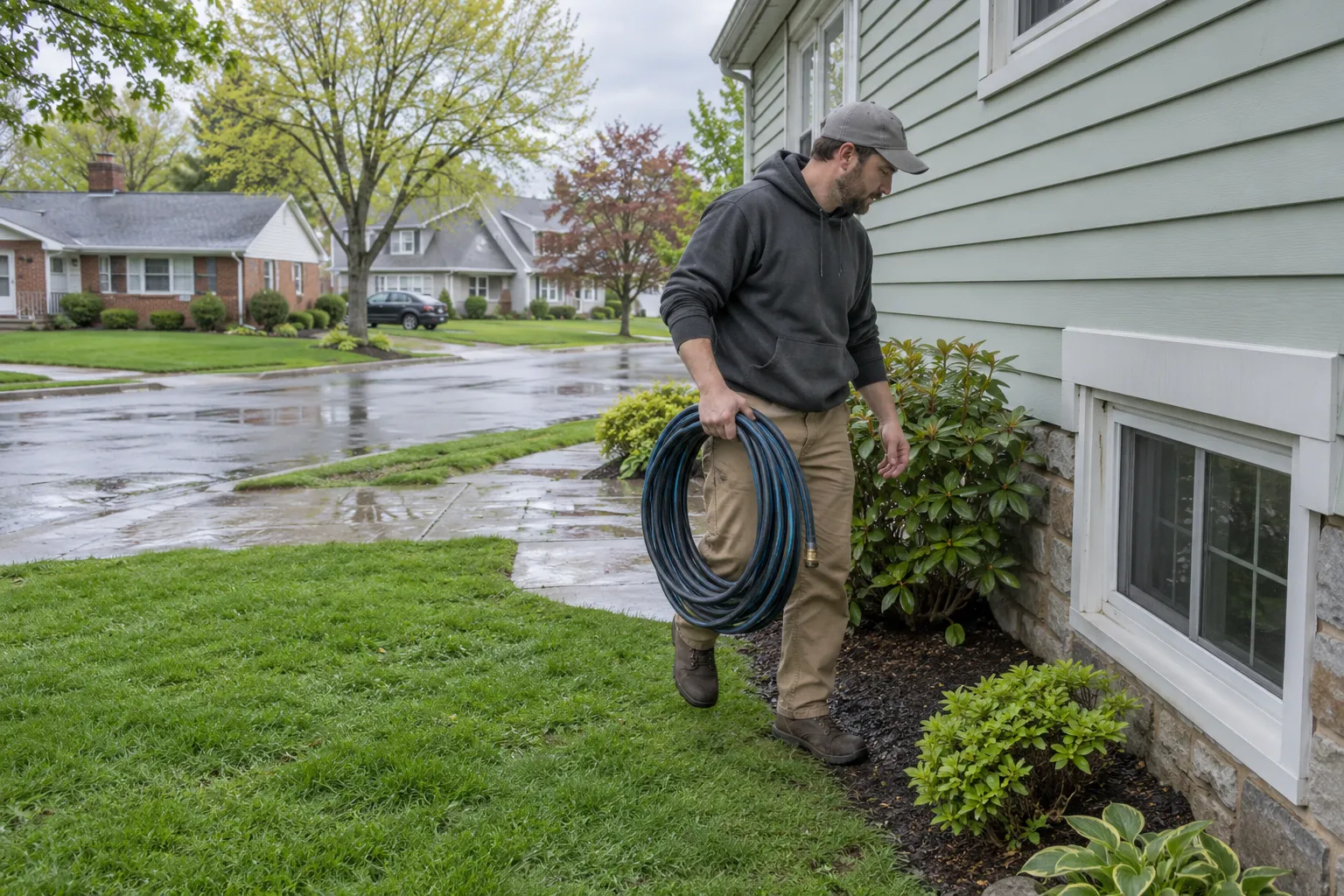 Homes in the Metro Detroit area served by local water damage providers